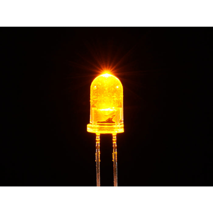 Super Bright Yellow 5mm LED (25 pack)