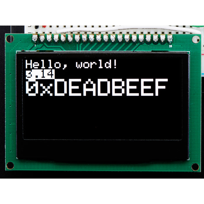 Monochrome 2.42 128x64 OLED Graphic Display Module Kit