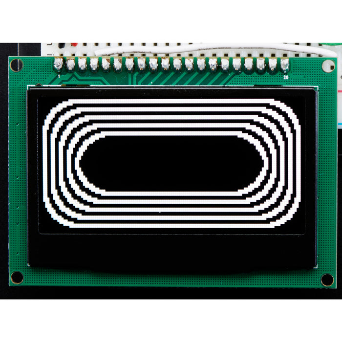 Monochrome 2.42 128x64 OLED Graphic Display Module Kit