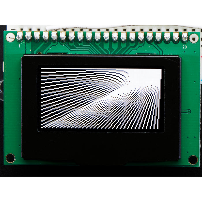 Monochrome 1.54 128x64 OLED Graphic Display Module Kit