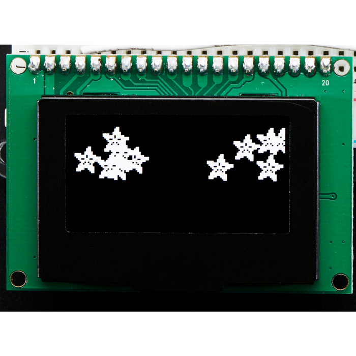 Monochrome 1.54 128x64 OLED Graphic Display Module Kit