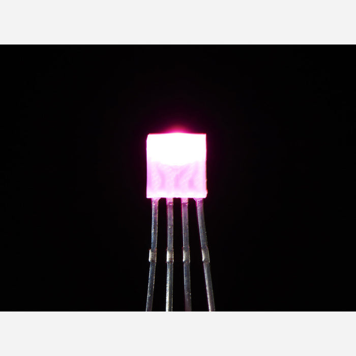 Diffused Rectangular 5mm RGB LEDs - Pack of 10