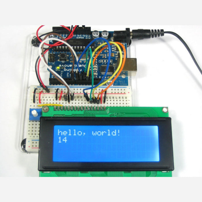 Plastic mounting plate for breadboard and Arduino - rubber feet!