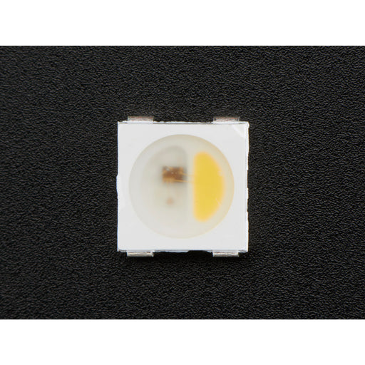 NeoPixel RGBW LEDs w/ Integrated Driver Chip - Natural White [~4500K - White Casing - 10 Pack]