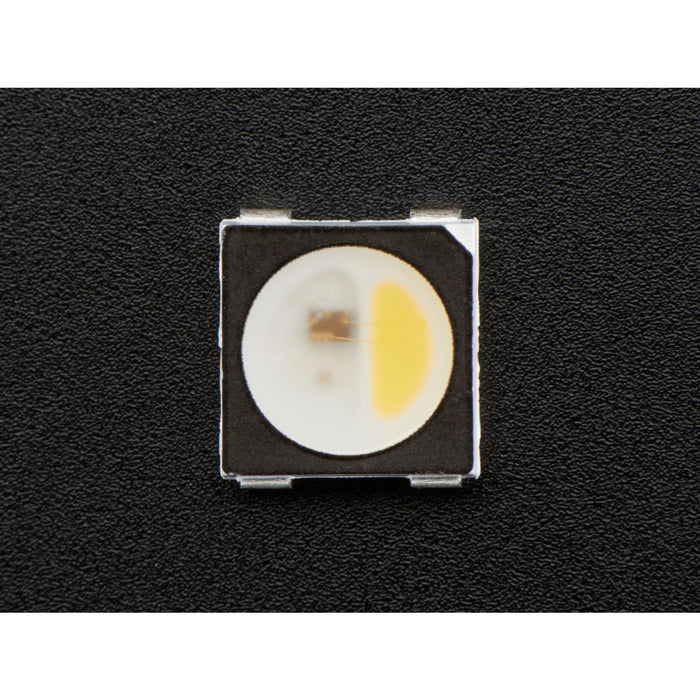 NeoPixel RGBW LEDs w/ Integrated Driver Chip - Natural White [~4500K - Black Casing - 10 Pack]