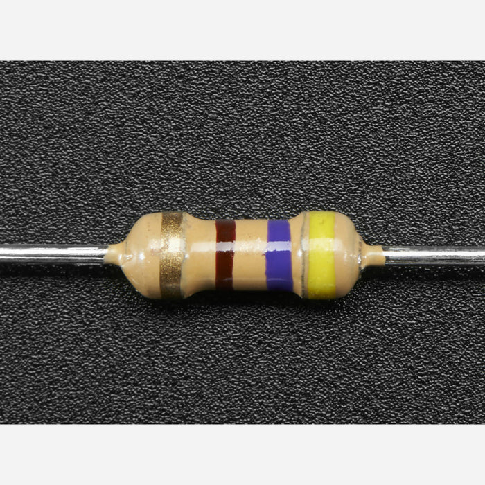 Through-Hole Resistors - 470 ohm 5% 1/4W - Pack of 25