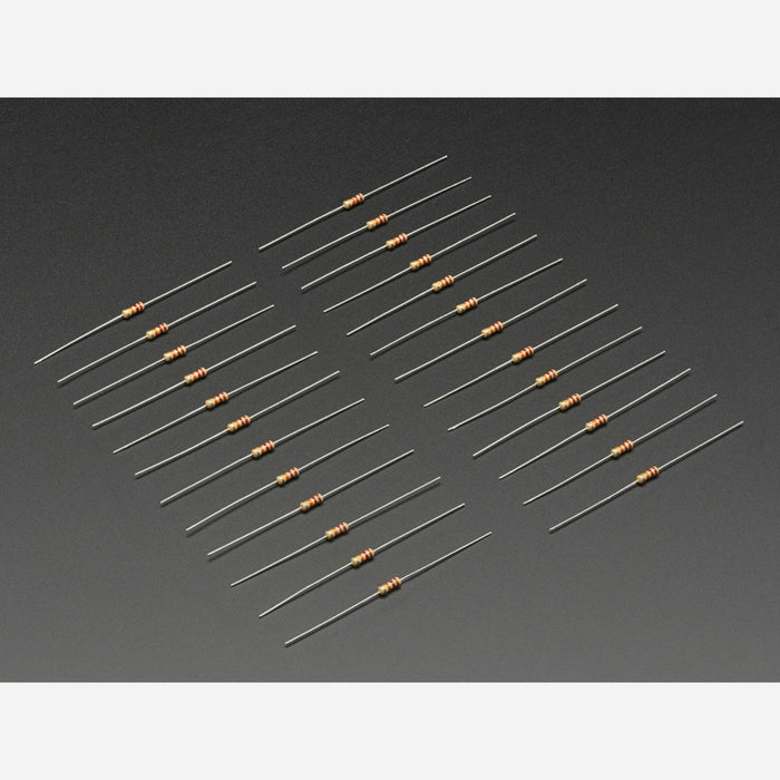 Through-Hole Resistors - 22K ohm 5% 1/4W - Pack of 25