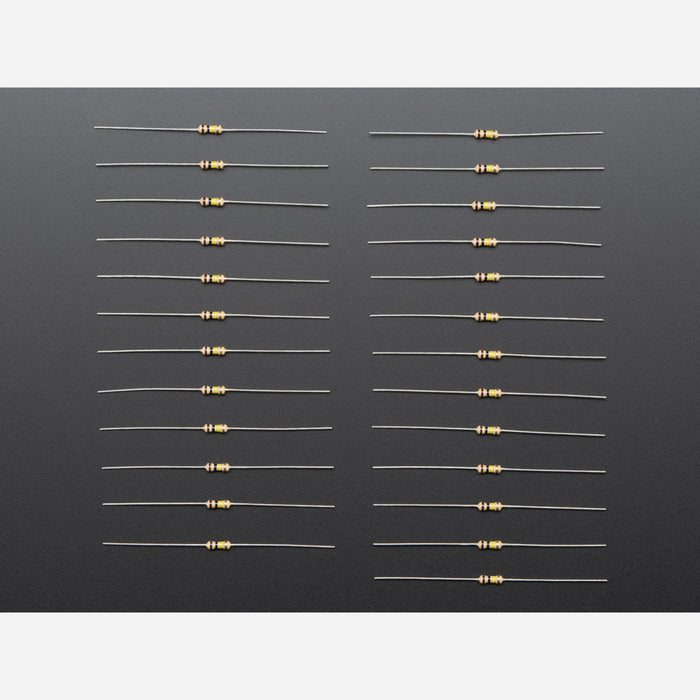 Through-Hole Resistors - 100K ohm 5% 1/4W - Pack of 25