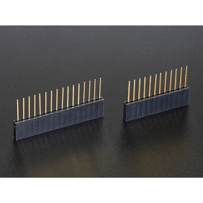 Feather Stacking Headers - 12-pin and 16-pin female headers