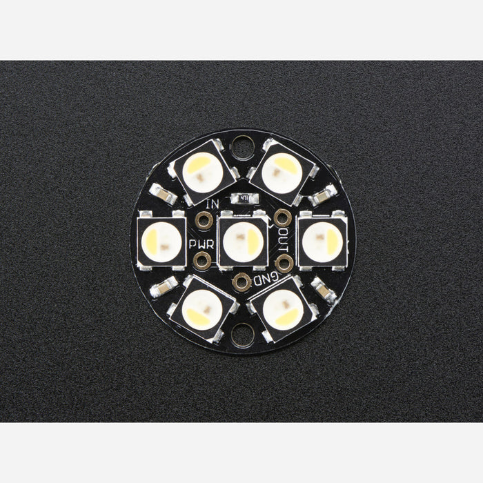 NeoPixel Jewel - 7 x 5050 RGBW LED w/ Integrated Drivers - Warm White - ~3000K