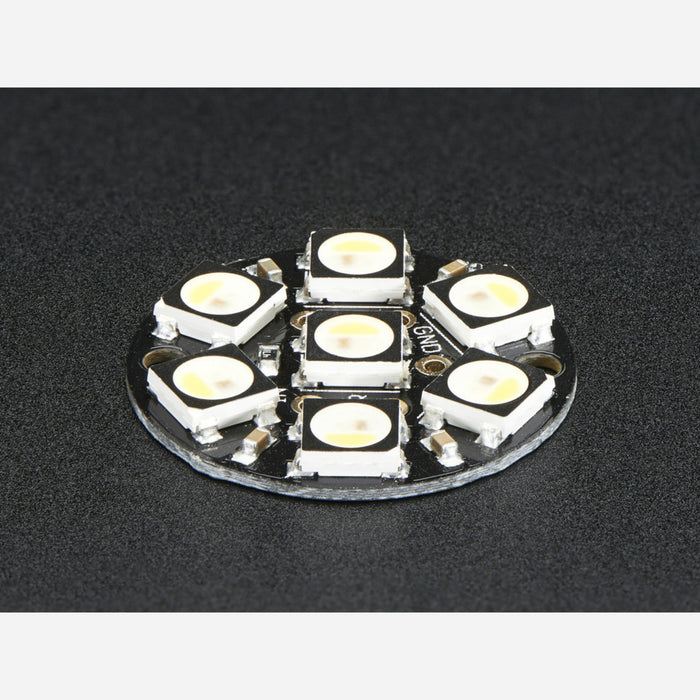 NeoPixel Jewel - 7 x 5050 RGBW LED w/ Integrated Drivers - Warm White - ~3000K