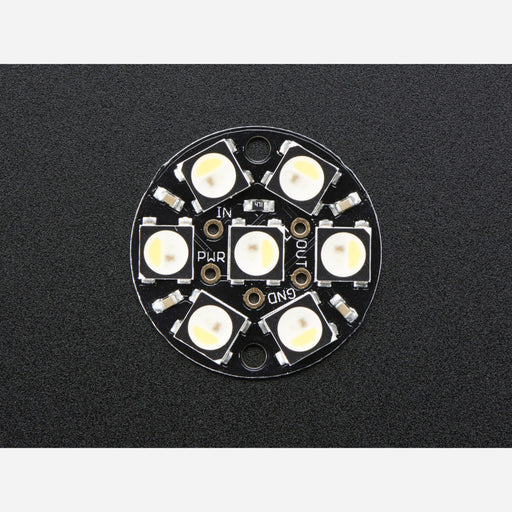 NeoPixel Jewel - 7 x 5050 RGBW LED w/ Integrated Drivers - Natural White - ~4500K