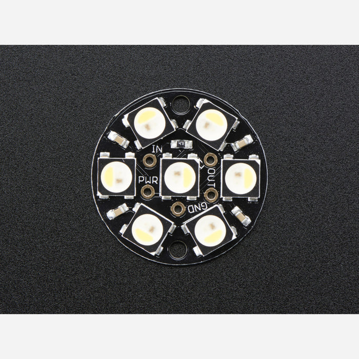 NeoPixel Jewel - 7 x 5050 RGBW LED w/ Integrated Drivers - Natural White - ~4500K