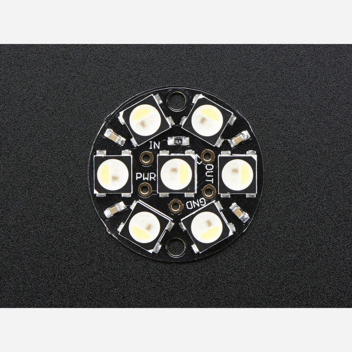 NeoPixel Jewel - 7 x 5050 RGBW LED w/ Integrated Drivers - Cool White - ~6000K