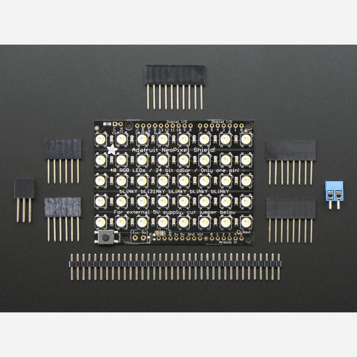 Adafruit NeoPixel Shield - 40 RGBW - Warm White - ~3000K