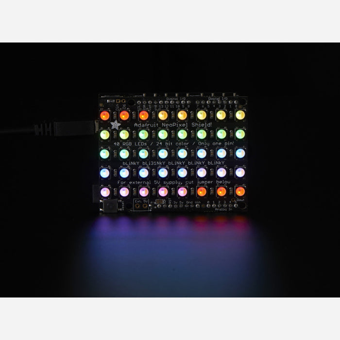 Adafruit NeoPixel Shield - 40 RGBW - Warm White - ~3000K