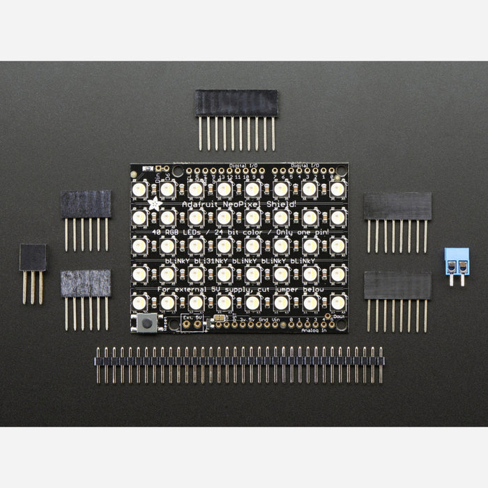 Adafruit NeoPixel Shield - 40 RGBW - Natural White - ~4500K