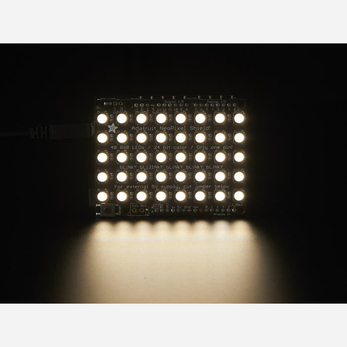 Adafruit NeoPixel Shield - 40 RGBW - Natural White - ~4500K