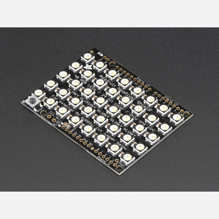 Adafruit NeoPixel Shield - 40 RGBW - Cool White - ~6000K