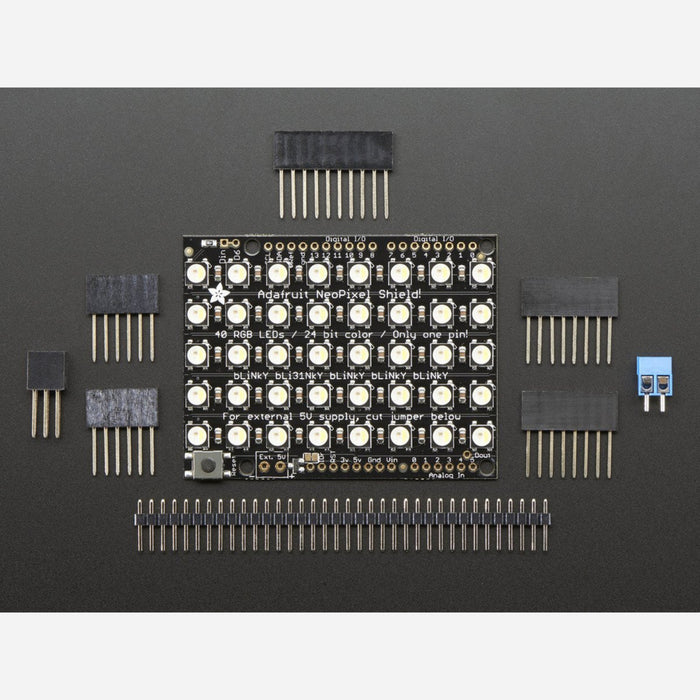 Adafruit NeoPixel Shield - 40 RGBW - Cool White - ~6000K