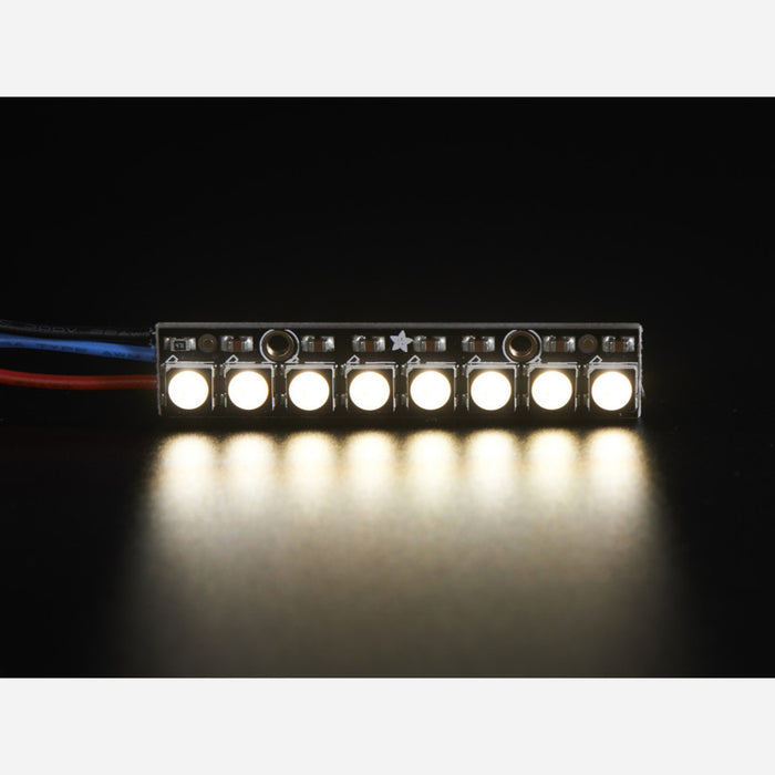 NeoPixel Stick - 8 x 5050 RGBW LEDs - Natural White - ~4500K