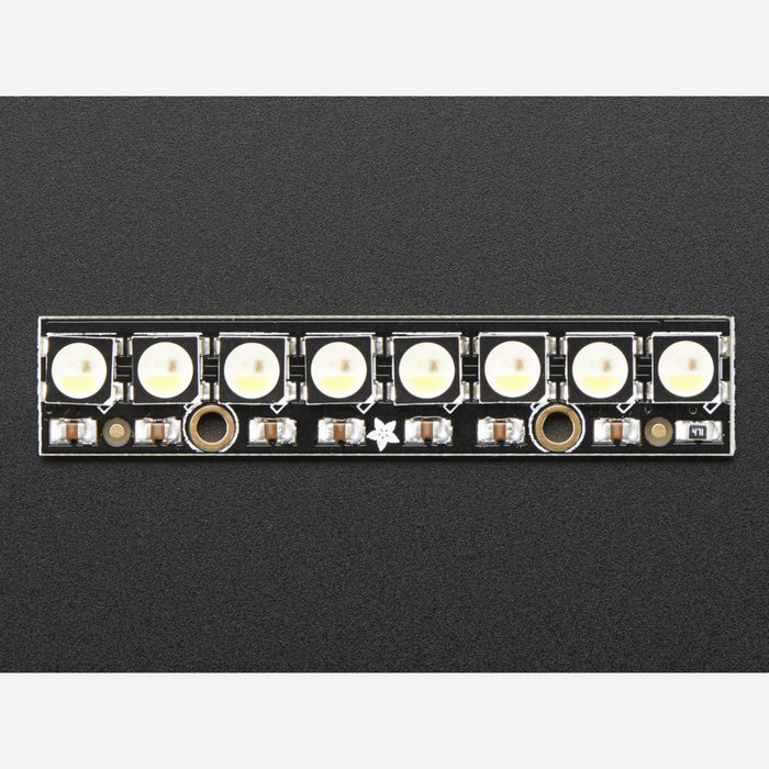 NeoPixel Stick - 8 x 5050 RGBW LEDs - Cool White - ~6000K