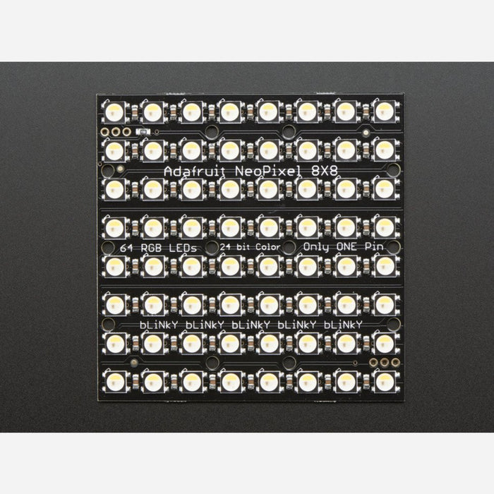 Adafruit NeoPixel NeoMatrix - 64 RGBW - Warm White - ~3000K