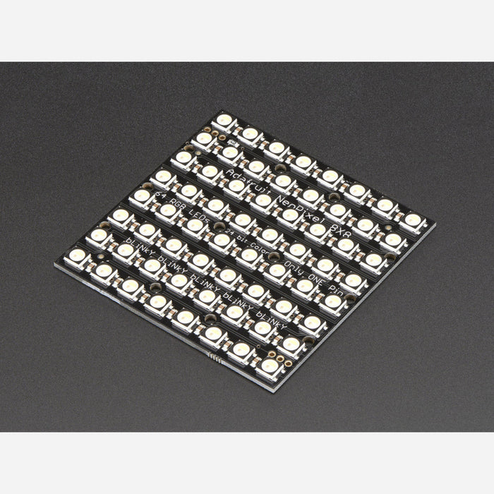 Adafruit NeoPixel NeoMatrix - 64 RGBW - Cool White - ~6000K