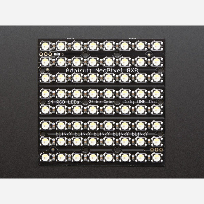 Adafruit NeoPixel NeoMatrix - 64 RGBW - Cool White - ~6000K