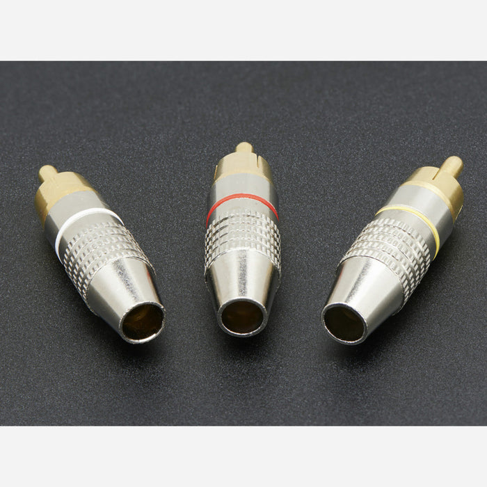 DIY RCA Plug - 3 Pack