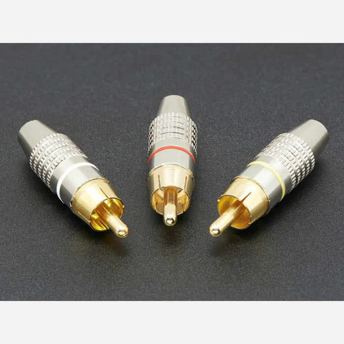 DIY RCA Plug - 3 Pack