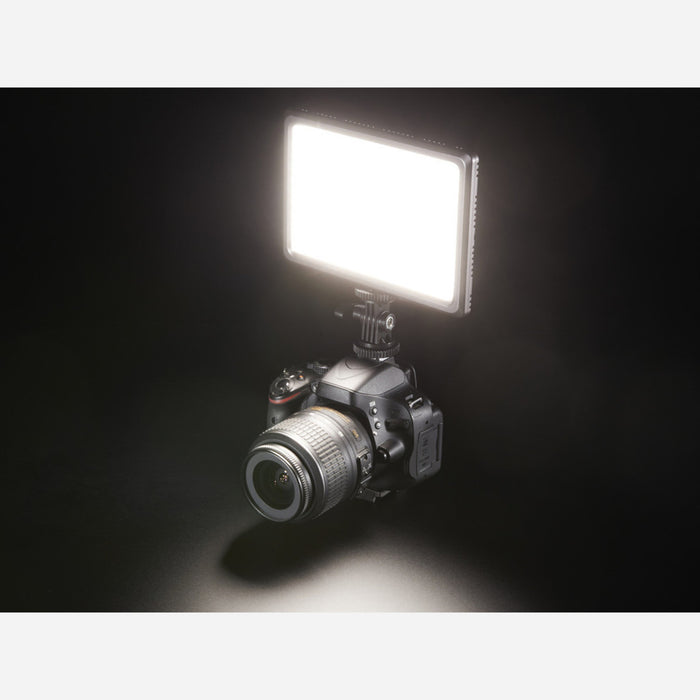 Camera-Mount LED Photography Light - CIE Ra 95 - 3200K to 5600K