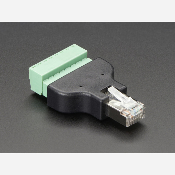 Ethernet RJ45 Male Plug Terminal Block