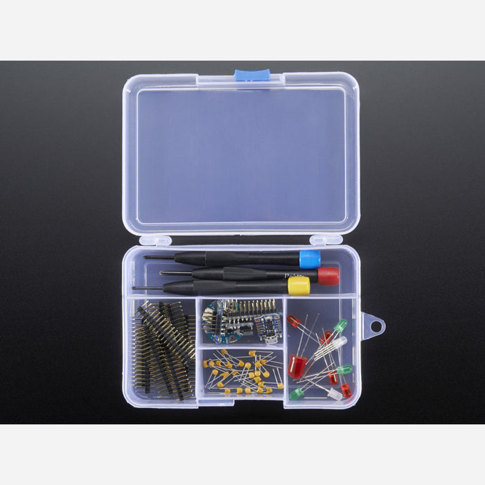 Latching 5-Compartment Storage Box