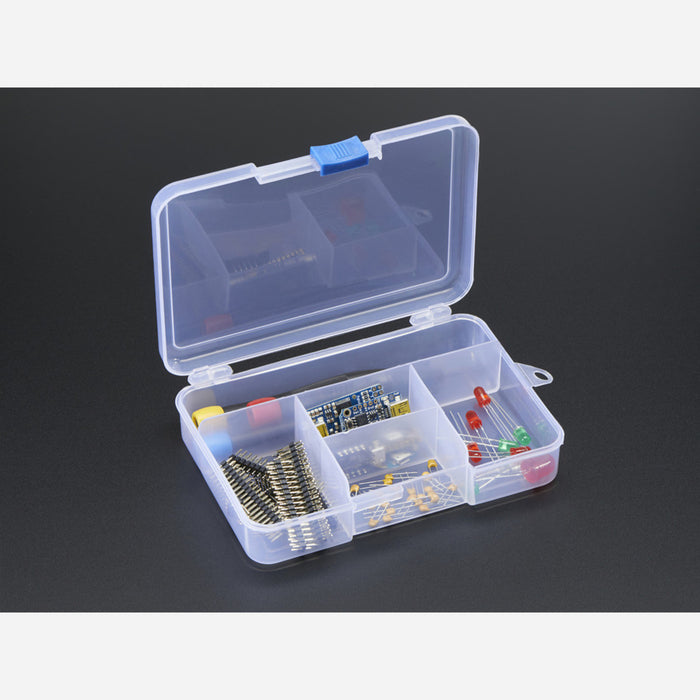 Latching 5-Compartment Storage Box