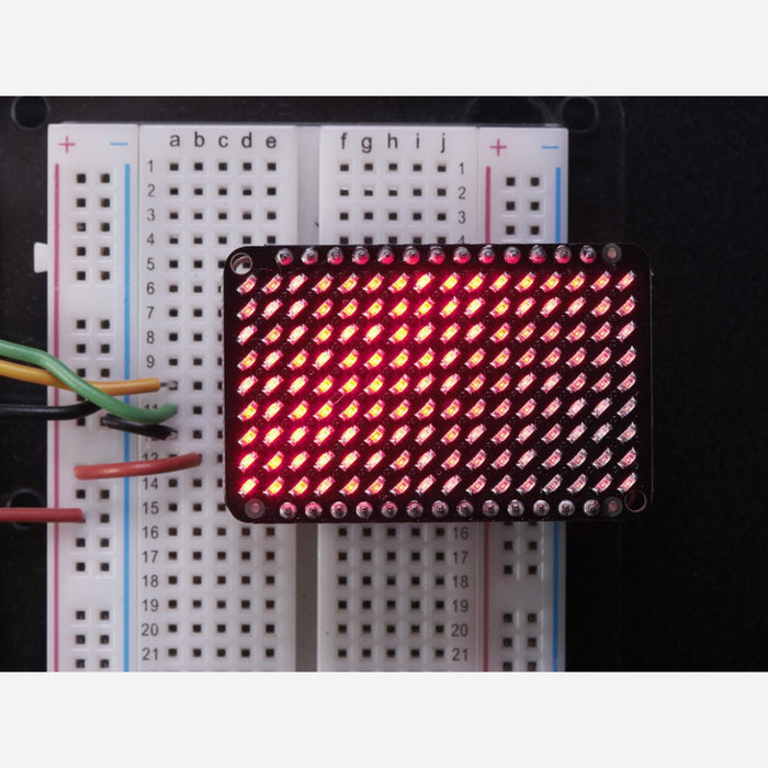 Adafruit LED Charlieplexed Matrix - 9x16 LEDs - Red