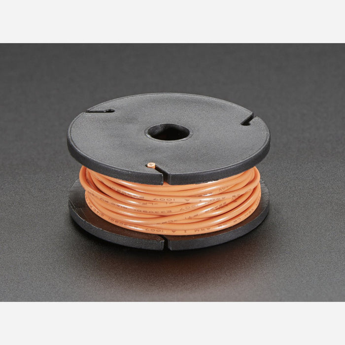 Stranded-Core Wire Spool - 25ft - 22AWG - Orange