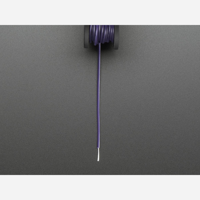 Stranded-Core Wire Spool - 25ft - 22AWG - Violet