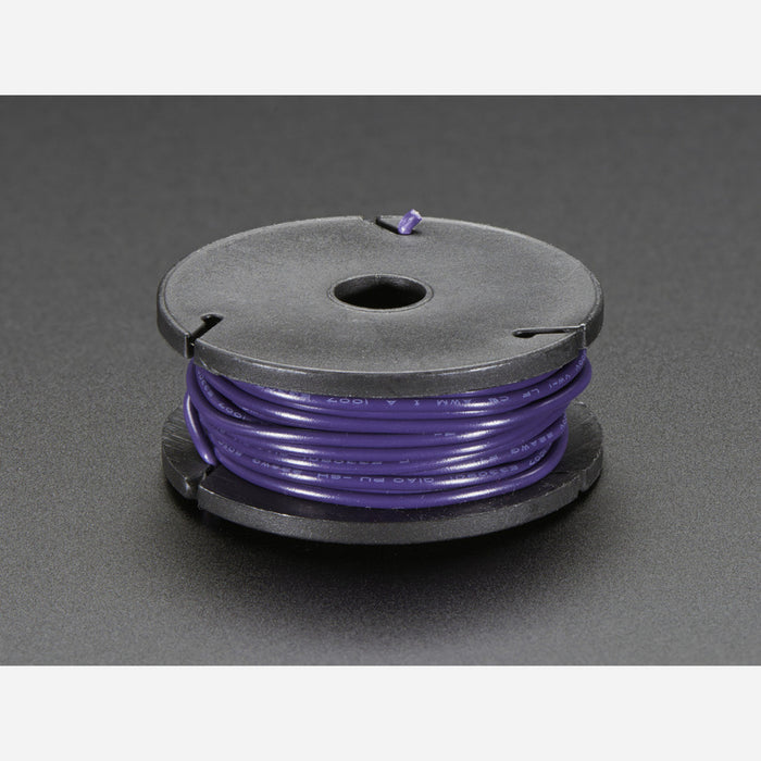 Stranded-Core Wire Spool - 25ft - 22AWG - Violet