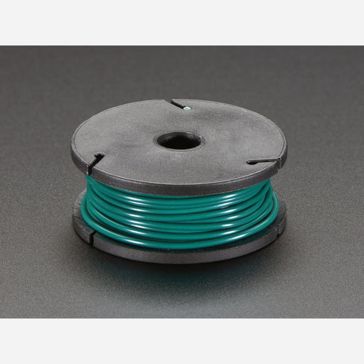 Solid-Core Wire Spool - 25ft - 22AWG - Green