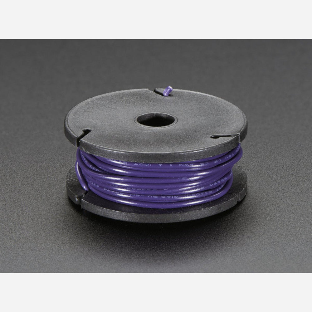 Solid-Core Wire Spool - 25ft - 22AWG - Violet