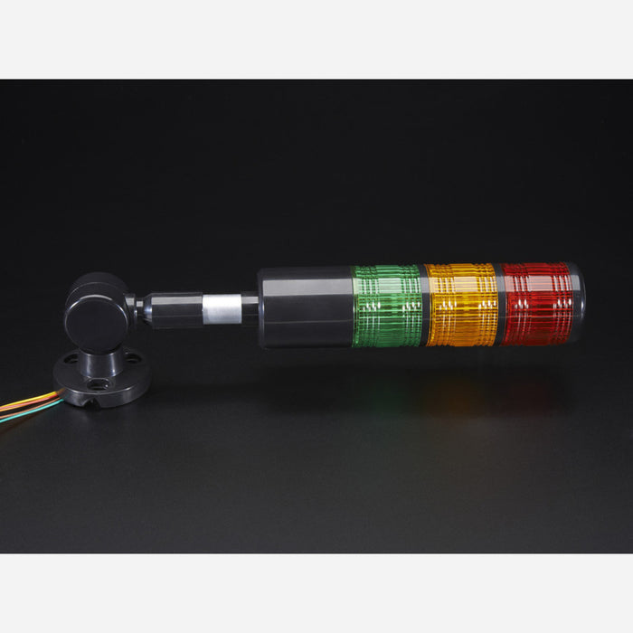 Tower Light - Red Yellow Green Alert Light with Buzzer - 12VDC