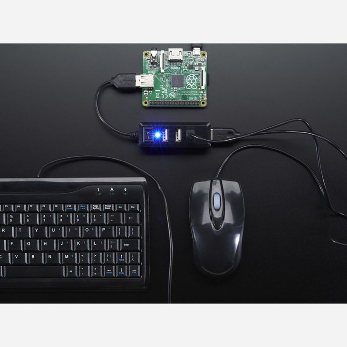 USB Mini Hub with Power Switch