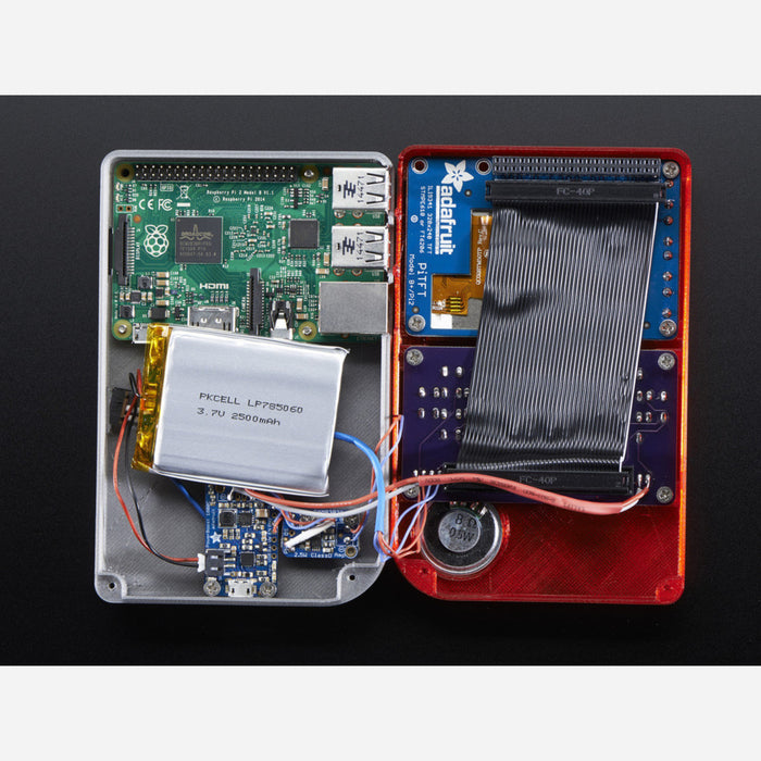 PiGRRL 2.0 Kit Pack - Build your own Pi Game Emulator! [CASE + RASPBERRY PI NOT INCLUDED]