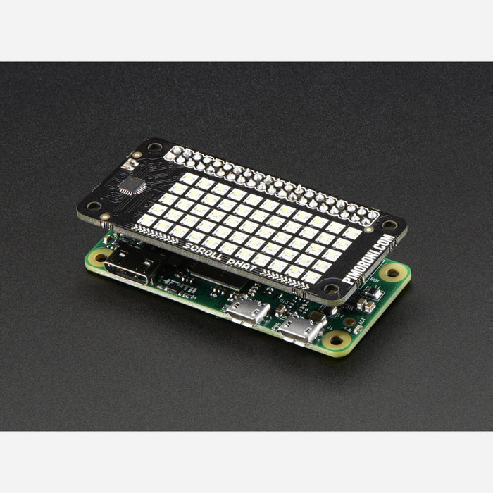 Pimoroni Scroll pHAT - 11x5 LED Matrix for Raspberry Pi Zero