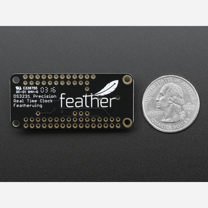 DS3231 Precision RTC FeatherWing - RTC Add-on For Feather Boards