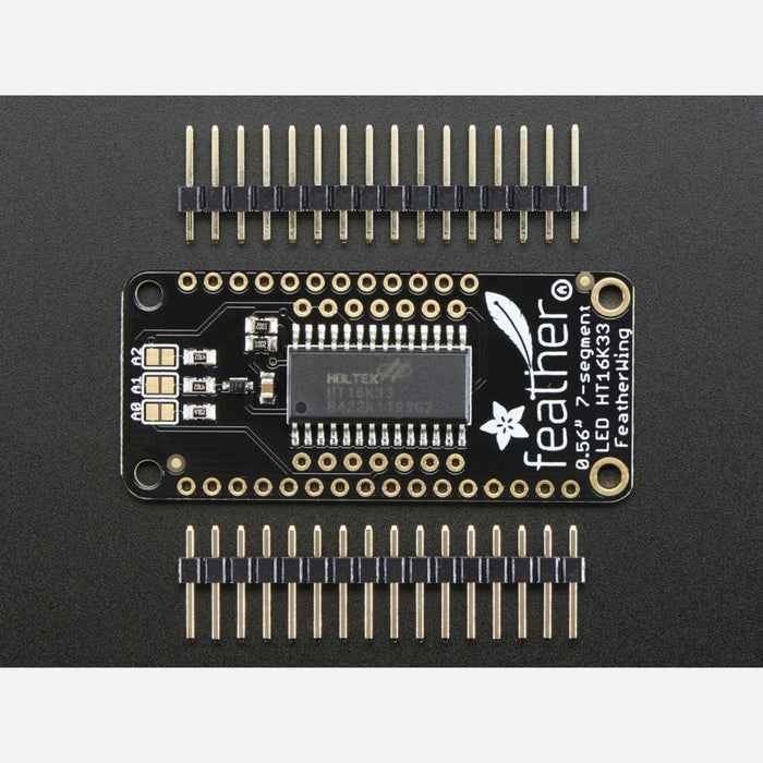 Adafruit 4-Digit 7-Segment LED Matrix Display FeatherWing - FeatherWing Only - no matrices!