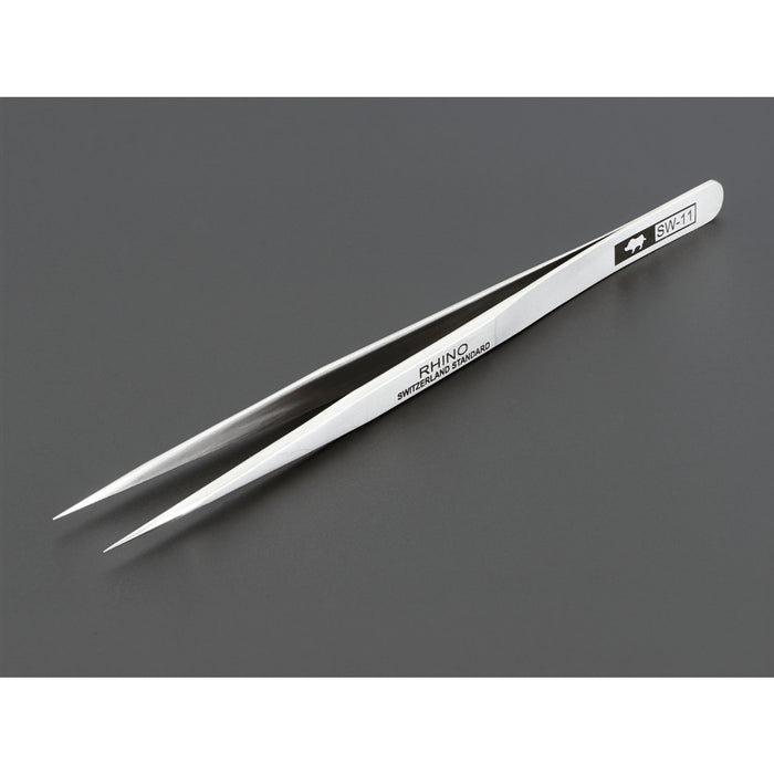 Precision Straight Tweezers - Rhino SW-11