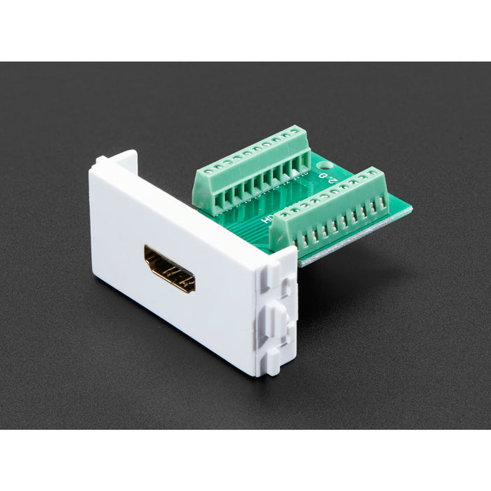 Panel Mount HDMI Socket to Terminal Block Breakout