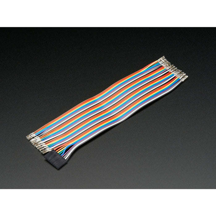 Premium Female/Female Raw Custom Jumper Wires - 40 x 6 (150mm)